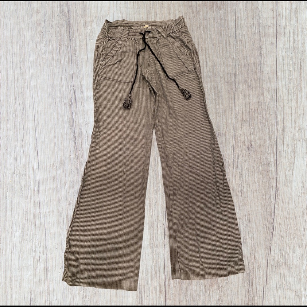 Linen striped pants Size S